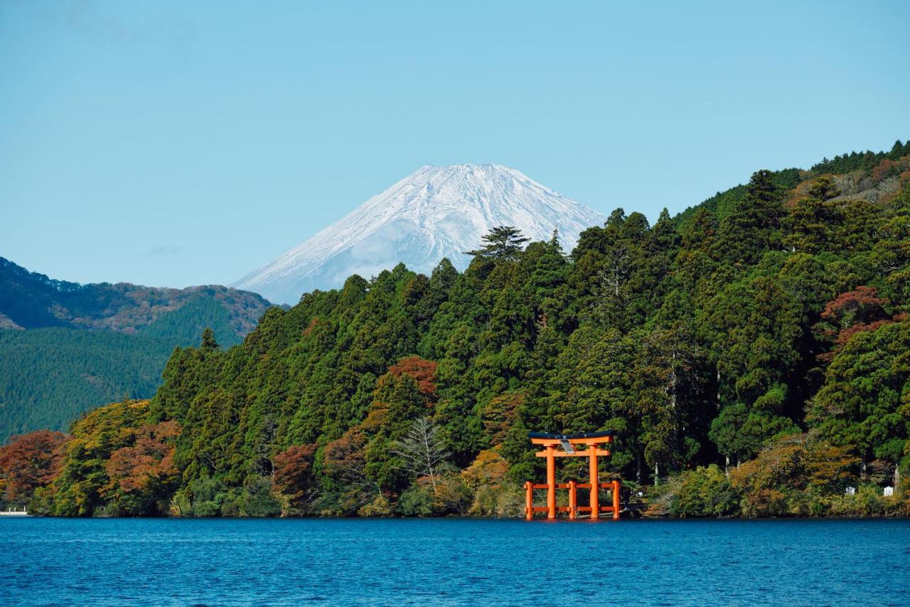 Villa Hakone Kabuto 古民家旅館 150平米 バス停迄一分 準天然温泉 最大12名 Ngoại thất bức ảnh